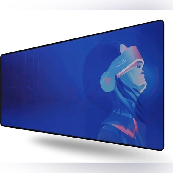 Brand computer /desktop Gaming Mousepad blue - Picture 1 of 4